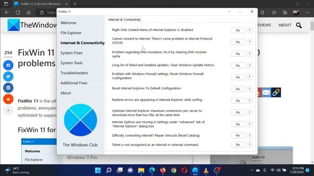 FixWin 11 is the best PC Repair software to fix Windows problems смотреть онлайн