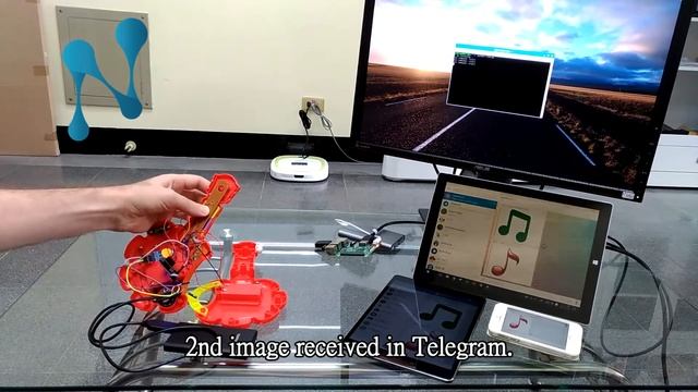 Smart toy sends Telegram messages смотреть онлайн