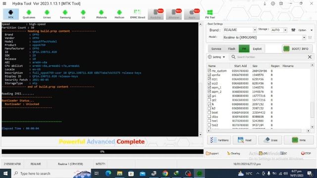 Hydra Tool 2023 Read Firmware| Read Scatter Firmware смотреть онлайн