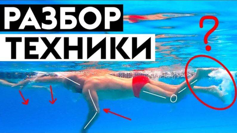 Разбор техники плавания кролем. Ошибки в плавании кролем смотреть онлайн