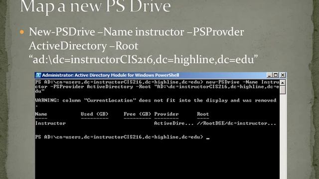 Windows PowerShell and Manipulating Active Directory смотреть онлайн