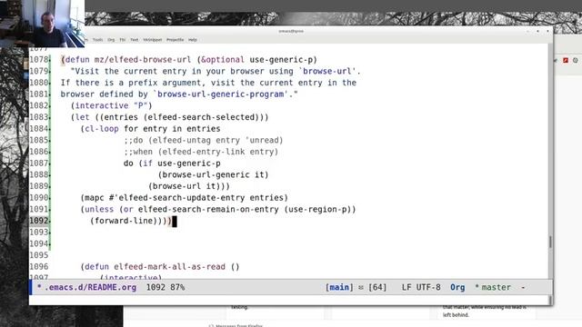 Using Emacs 72 - customizing elfeed смотреть онлайн