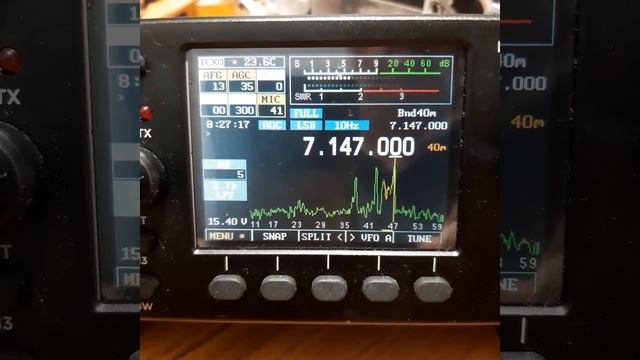 Touchscreen to tune easily SSB with a soft accurate tool at RS928plus смотреть онлайн