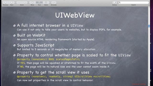 iPhone Development - Lecture 9 смотреть онлайн