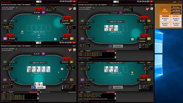 4-Tables 25NL Bovada Talking about Poker and Fun смотреть онлайн