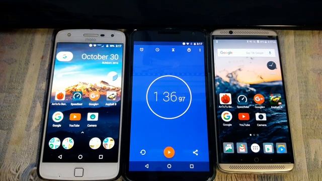 Moto Z Play vs ZTE AXON 7. App Opening Test & Benchmark Test. Enjoy смотреть онлайн