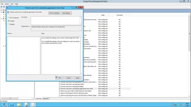 Windows Server 2012 - Configurar GPO para impedir que usuários desinstalem aplicativos do Windows 8 смотреть онлайн
