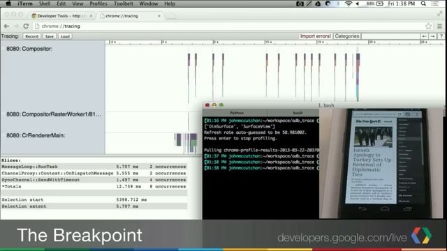 The Breakpoint Ep. 7: Profiling a mobile site with Chrome DevTools and Android смотреть онлайн