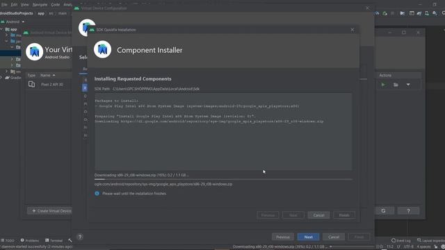 Lecture 2 - first app and install emulator смотреть онлайн