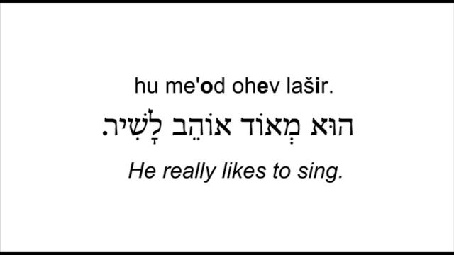 How to conjugate Hebrew PA'AL verbs in the infinitive w/ lots of example sentences смотреть онлайн