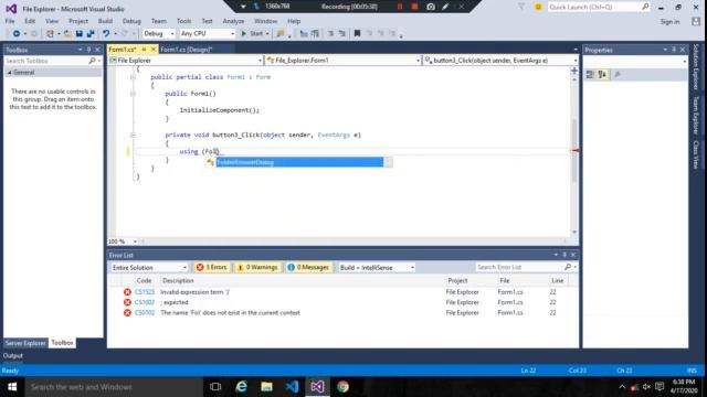 How to make a File Explorer in C# Language and Windows Forms (Visual Studio) | CRASH смотреть онлайн