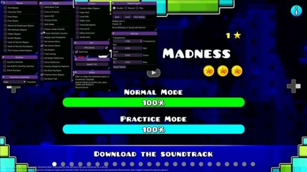 THE BEST NEW MOD MENU UPDATE FOR 2.205 PC & ANDROID FREE DOWNLOAD... // Geometry Dash 2.205