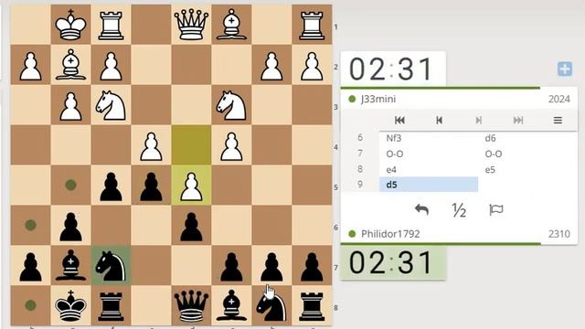 Защита Дикого Быка или Защита Адамса (Wild Bull Defense/Adams Dеfense). Самая редкая защита на 1.d4. смотреть онлайн