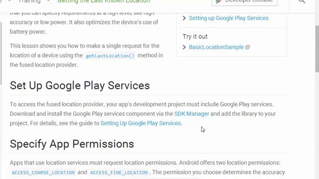 [Hindi हिंदी] #3-2 How to Set Up Google Play Services to get current location? смотреть онлайн