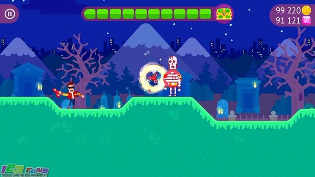 Bowmasters Two Brother Spinner Schoolmates Boys vs Zombies | Android iOS Gameplay 31 смотреть онлайн