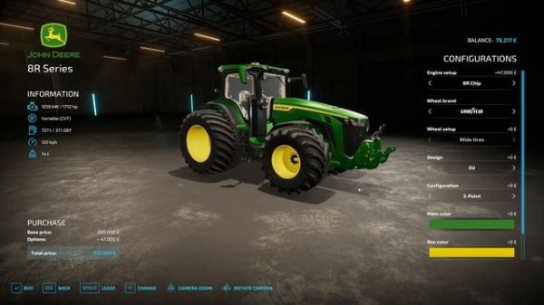 FS22 John Deere 8R🔹by Levis 🔹WITH DOWNLOAD LINK🔹 4K 🔹 60FPS🔹