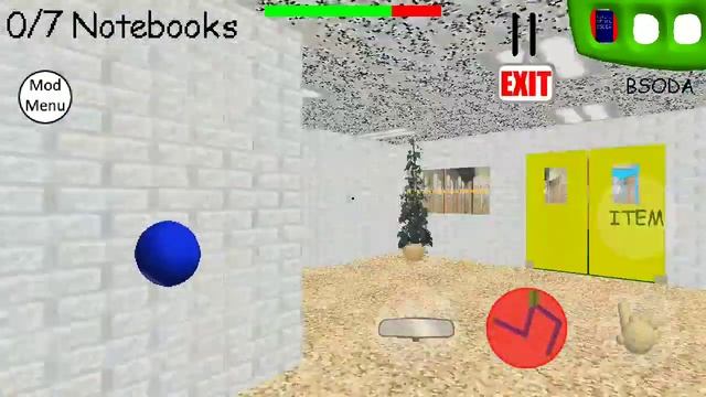 Baldi basics mod menu, android gameplay смотреть онлайн