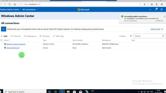 43. How to add Windows server in Windows Admin center | Using WAC in Hindi смотреть онлайн