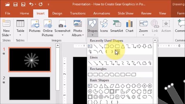 How to Create Gear Graphics in PowerPoint 2016 смотреть онлайн