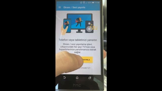 Google Cast ile Android Telefon Ekranını TV ye Aktarma смотреть онлайн