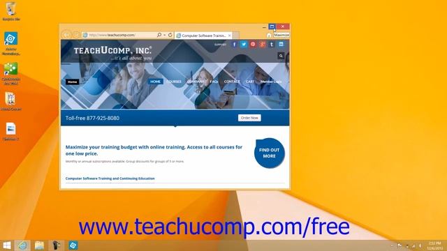Windows 8.1 Tutorial Resizing a Desktop Window Microsoft Training Lesson 1.12 смотреть онлайн