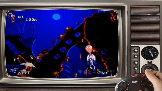 العاب ايام زمان || دودة الارض Earthworm Jim 2 смотреть онлайн