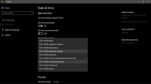 how to sri lankan time zone setting смотреть онлайн