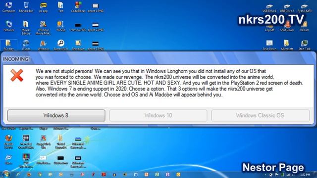 Microsoft Sam reads Funny Windows Errors Season 9 Episode 8 смотреть онлайн