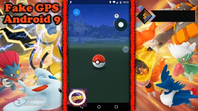 JOGANDO POKEMON GO NO ANDORID 9/ FAKE GPS! смотреть онлайн