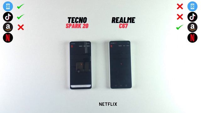 Realme C67 Vs Tecno Spark 20  - Speed Test #Realmec67 #Vivoy27s #speedtest #phones4u