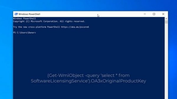 How to Find Your Windows 10 Product Key - (Powershell)