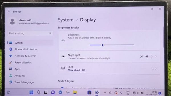 Display calibration for HDR video in Windows 11