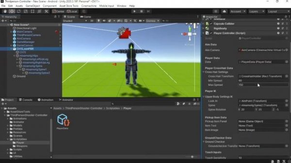 Third Person Mobile Controller + Shooter package Setup  || Unity.