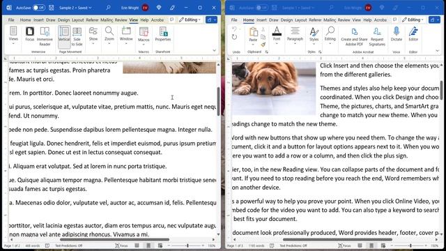 How to Use Synchronous Scrolling in Microsoft Word (Scroll Docs Side by Side) смотреть онлайн
