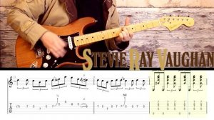 How to play Stevie Ray Vaughan - Cold Shot. Full Album Solo with Tabs