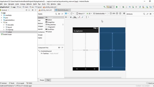 How to Hide/Delete Action Bar in Android Studio смотреть онлайн