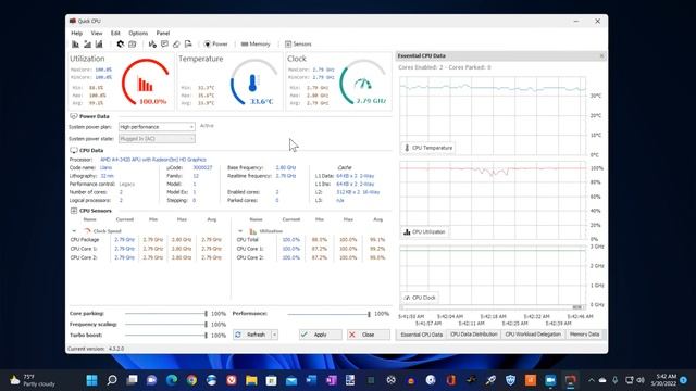 QUICK CPU ON DUAL CORE ON WINDOWS 11 PRO смотреть онлайн