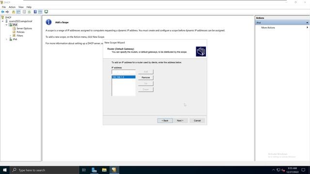 How to install and configure DHCP Server including defining Scope - Windows Server 2022 смотреть онлайн