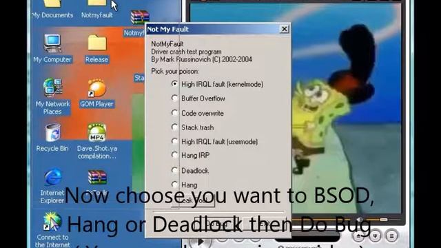 NotMyFault is now work on Windows NT 4.0 and Windows 2000! смотреть онлайн