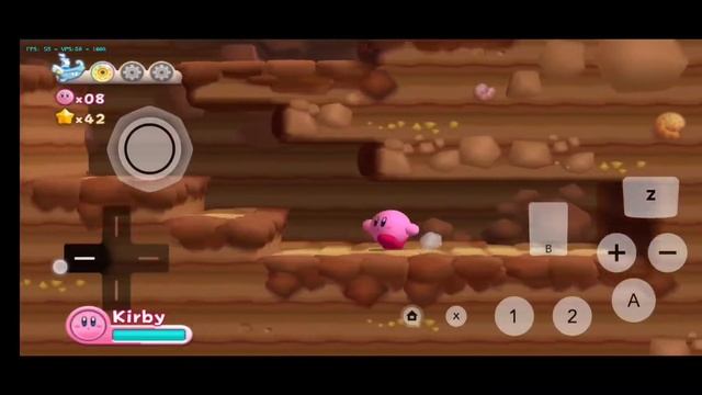 Dolphin kirby's Return to Dream Land Android Emulator Gameplay best Setting with toch controller смотреть онлайн