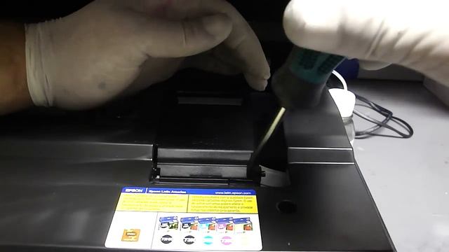 Como retirar tampa do carrinho impressão Epson - SULINK смотреть онлайн