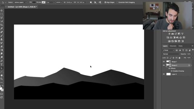 ADOBE PHOTOSHOP TUTORIAL - Minimalist Wallpaper Tutorial [HD] смотреть онлайн