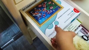 134. Вышивка бисером на дереве. "Утенок в хохломе". От старта до финиша