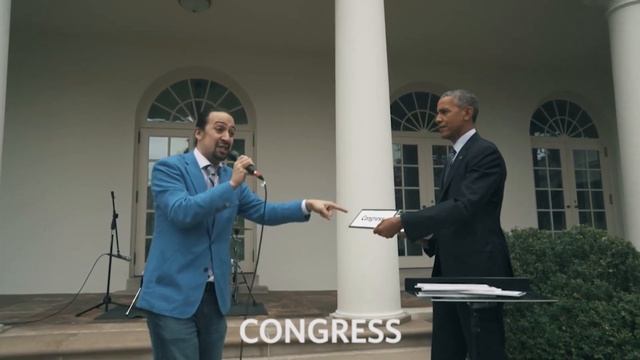 'Hamilton' Creator Lin-Manuel Miranda Freestyle Raps With President Obama | NBC News смотреть онлайн