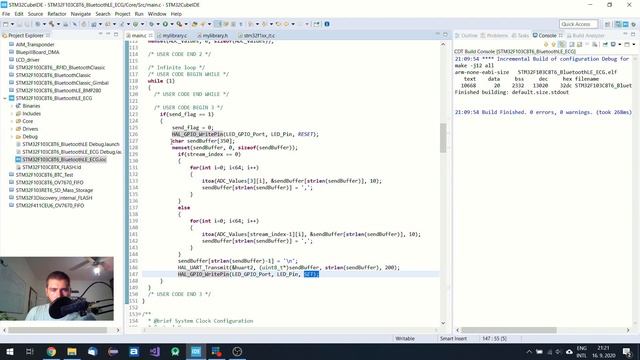 STM32 and Android tutorial - ECG (single lead, 2 and 3 electrode configuration) смотреть онлайн
