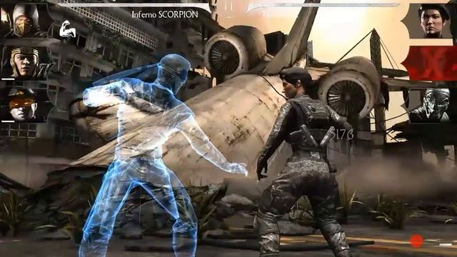 Mkx mobile- Spirit Kenshi performing as scorpion смотреть онлайн