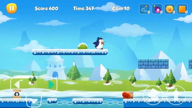 Penguin Run Walkthrough , Adventure, Platform Jumping Game, Android/iOS Gameplay - Friction Games смотреть онлайн