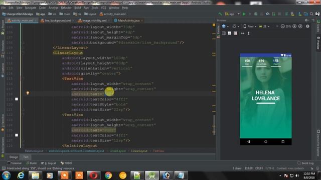 Profile Screen Design 2018 - Android Studio UI Tutorial | Modern Profile UI Design in Android Studi смотреть онлайн