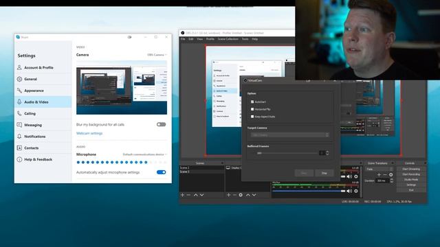 How to share your screen or camera feed to Skype, Google Hangouts, Discord or Zoom using OBS studio смотреть онлайн