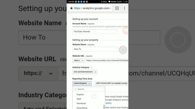 How To Add Google analytics tracking ID in YouTube channel by Android смотреть онлайн